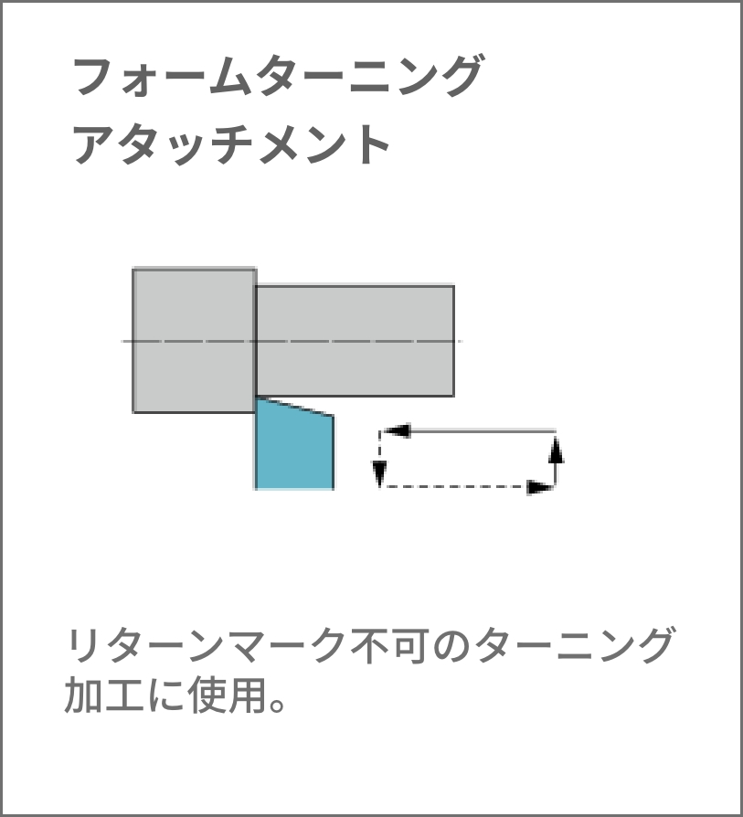 フォームターニング アタッチメント