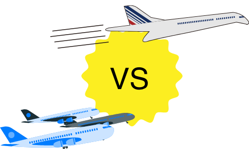 CONCORDE vs Other airplanes